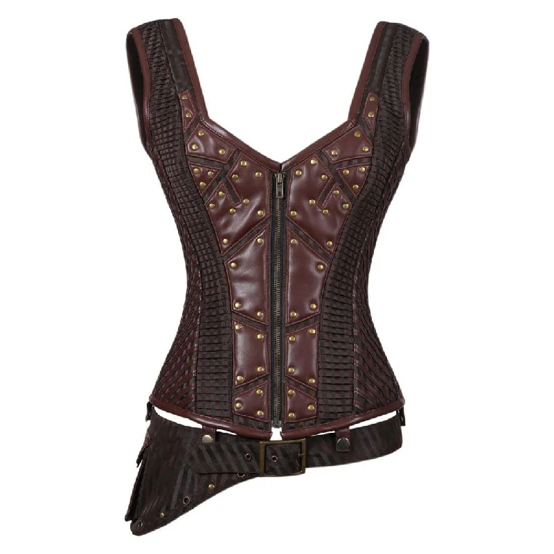 Annemieke Steampunk Authentic Steel Boned Overbust Corset