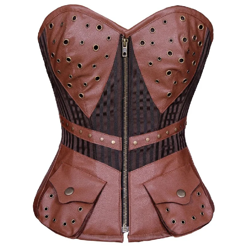 Bustomet Reporter Steampunk Overbust Authentic Corset