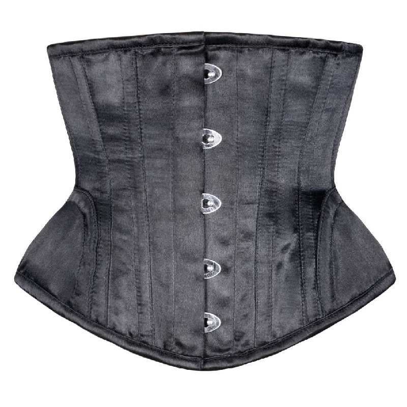 Classy Black Underbust Waist Reducing Corset