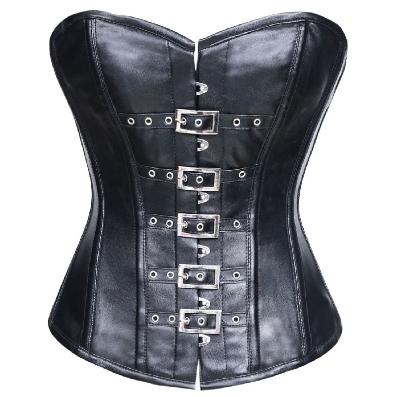 Elisa Punk Gothic Overbust Steel Boned Corset