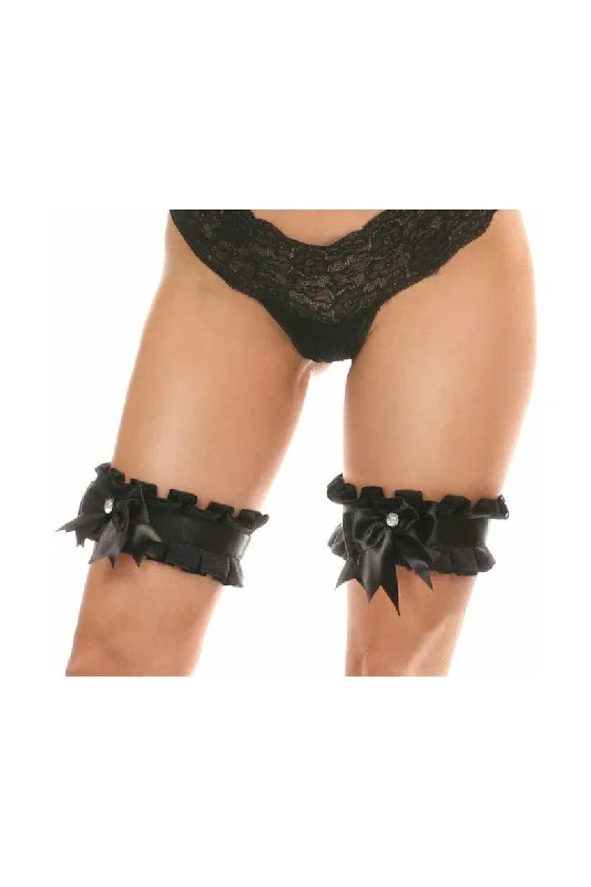 Kitten Collection Black Lace Leg Garters (set of 2)