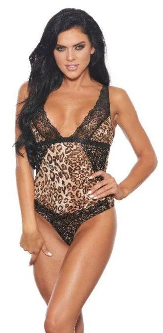 "On the Prowl" Leopard Print bodysuit