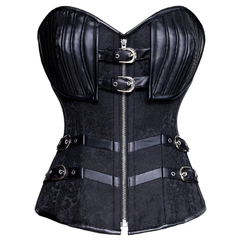 Salina Gothic Authentic Steel Boned Overbust Corset