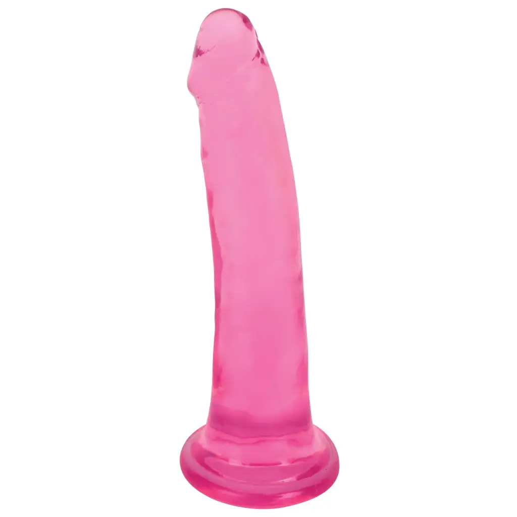 8 Inch Slim Stick Cherry Ice Dildo