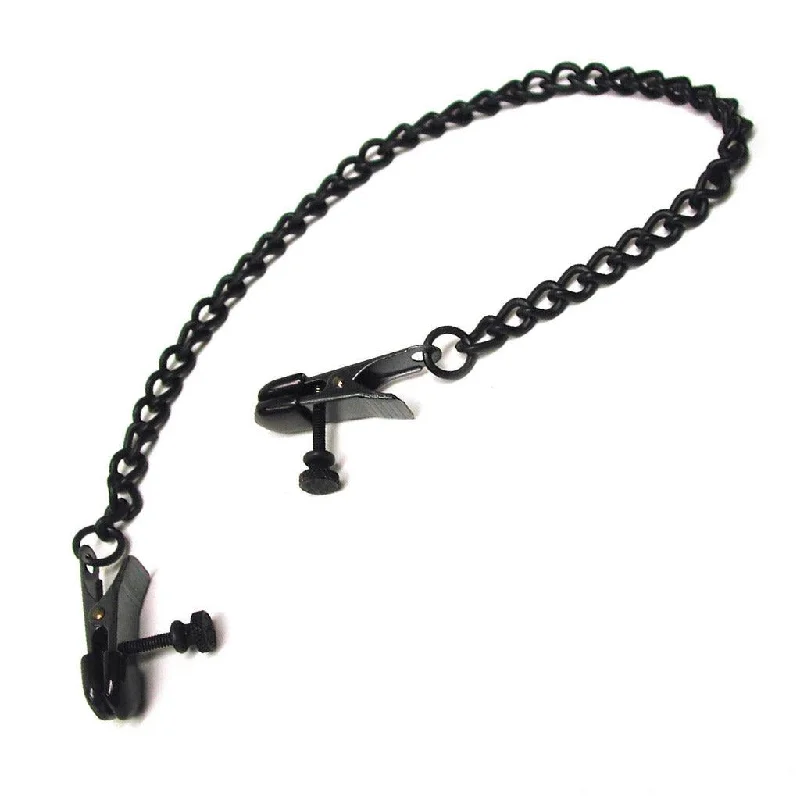 Adj. Nipple Clamps, Clothespin-style, Black