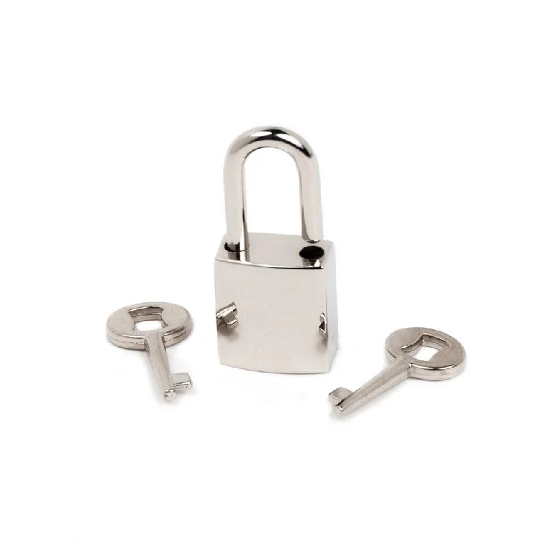 Baby Nickel Plated Padlock