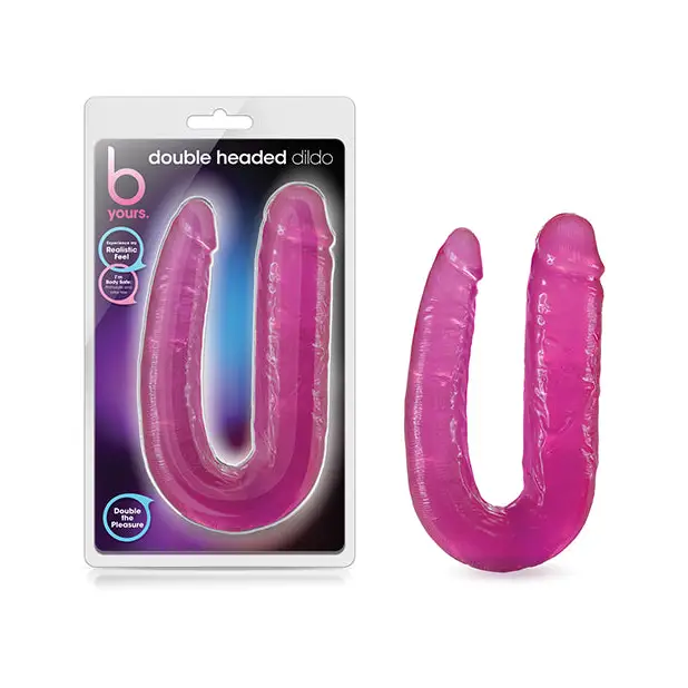 Blush B Yours Double Headed Dildo 18 in. Pink