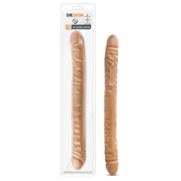 Blush Dr. Skin 18 in. Double Dildo Tan