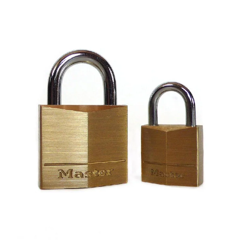 Master Lock Brand Keyed Brass Padlock