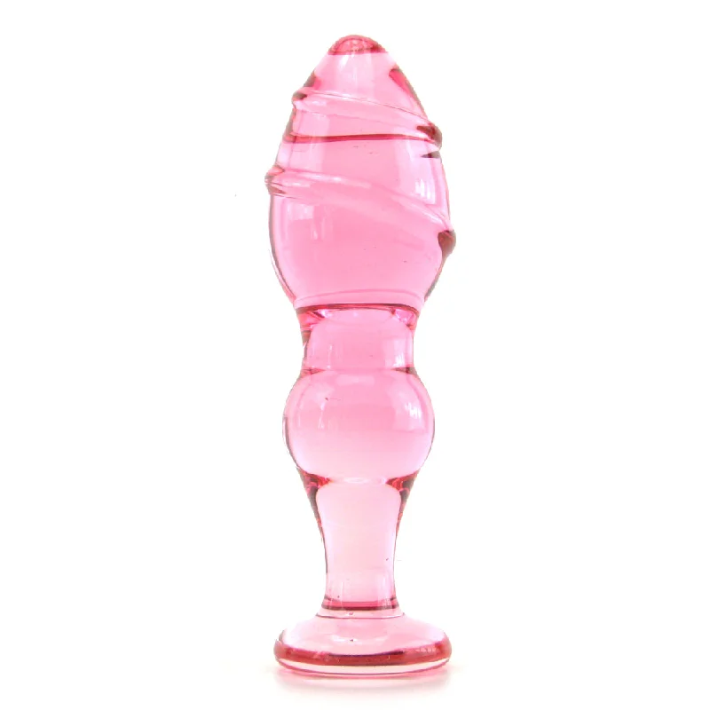 Icicles No. 27 Glass Plug in Pink