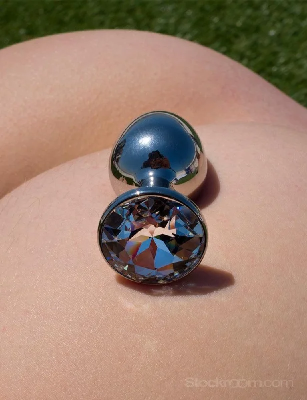 Julian Snelling Rosebuds Jeweled Anal Plug w/ Swarovski Crystal