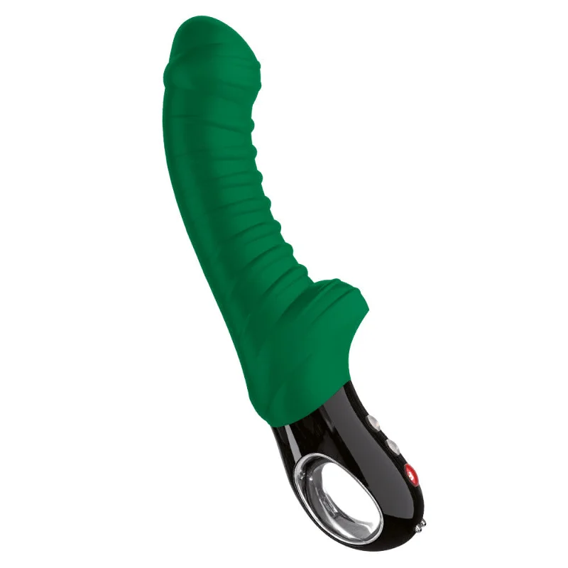 Limited Edition Emerald Ribbed Tiger Vibrator