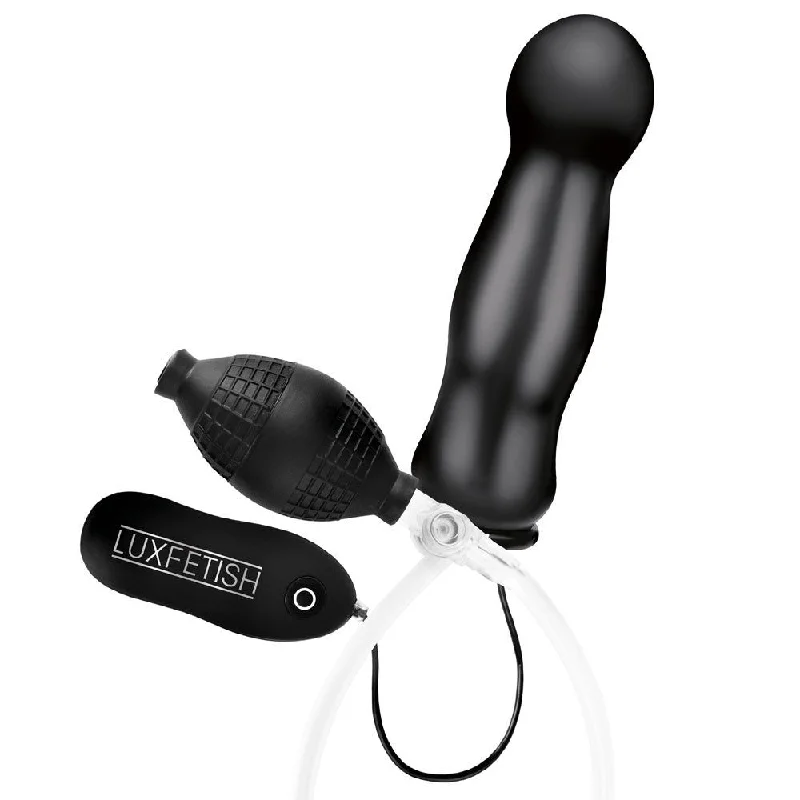 4.5" Inflatable Vibrating Butt Plug