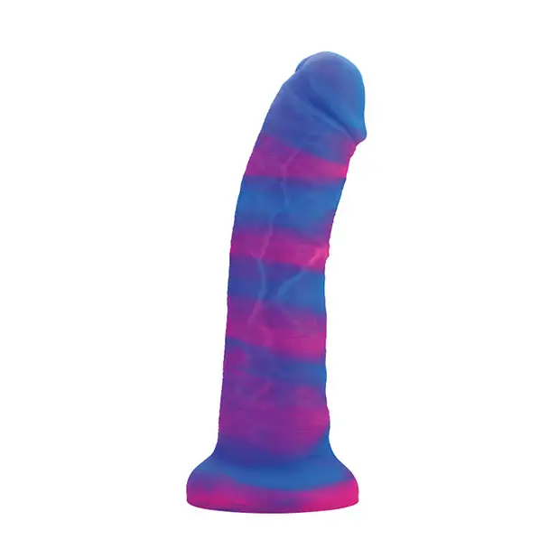 Nobu Rainbow 8" Dildo W/suction Cup - Cosmic