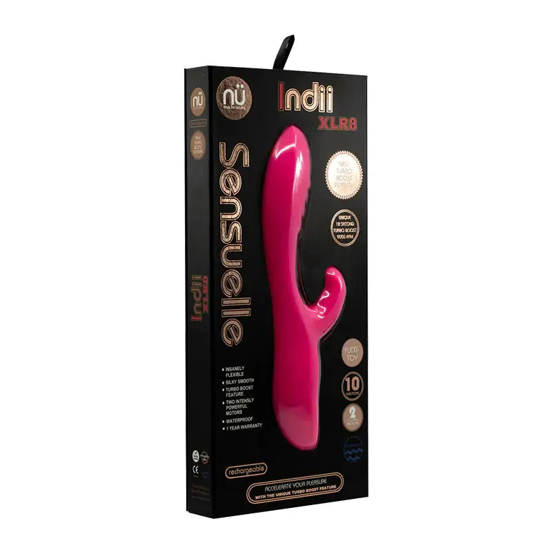 Nu  Sensuelle Indii XLR8 Dual Stim Rabbit with Turbo Boost