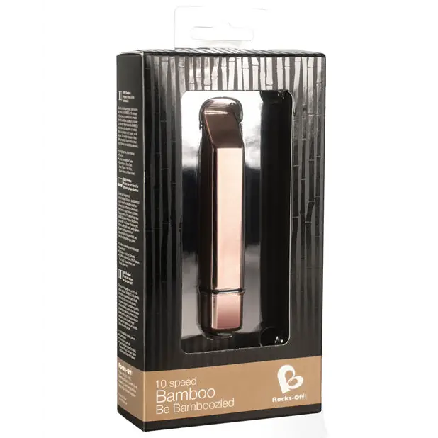 Rocks Off Bamboo Rose Gold Vibrator