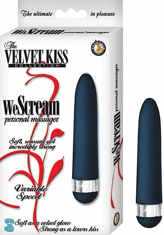 Velvet Kiss We Scream Massager Black