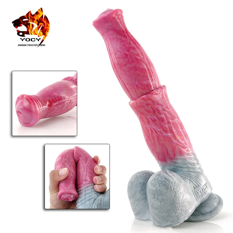 9.6 inch Soft Silicone Realistic Horse Dildo