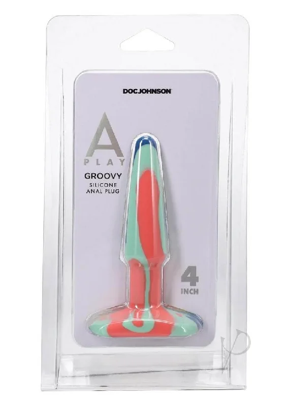 A-Play Groovy Plug 4 Orange | Premium Silicone Anal Plug