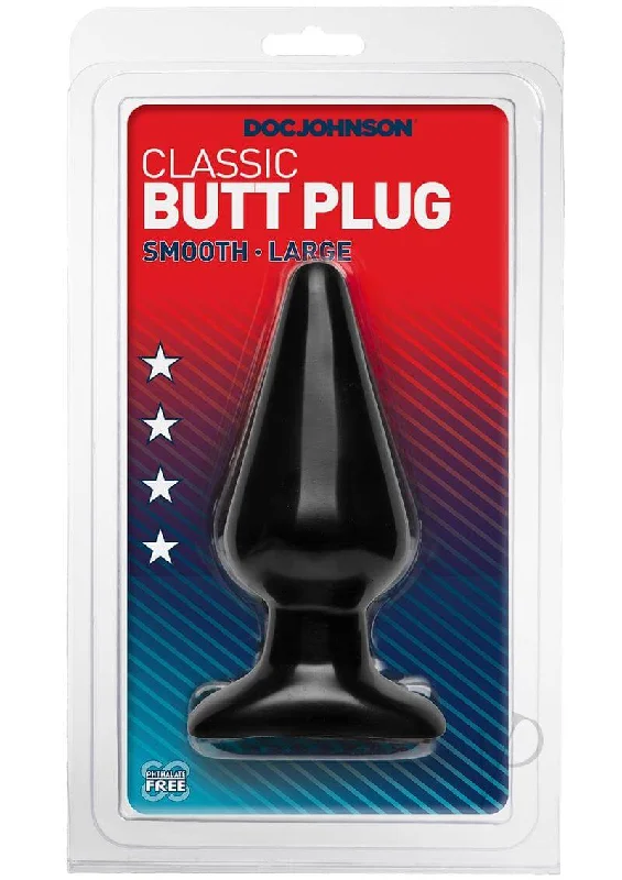 Large Black Butt Plug | Beginner-Friendly Anal Toy