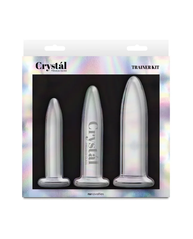 Crystal Anal Trainer Kit - Clear  3 pc Set