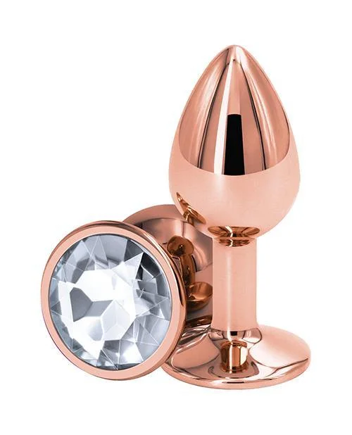 Rear Assets Rose Gold Anal Plug - Small