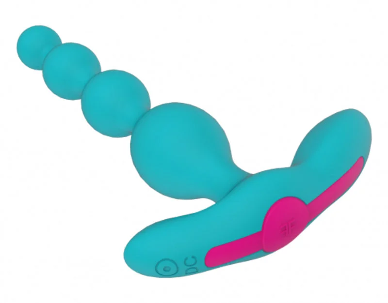 Femme Funn Beads Vibrating Anal Beads - Turquoise