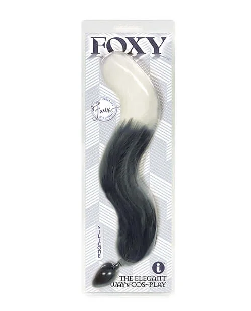 Foxy Tail Silicone Butt Plug - Premium 18-Inch Faux Fox Tail