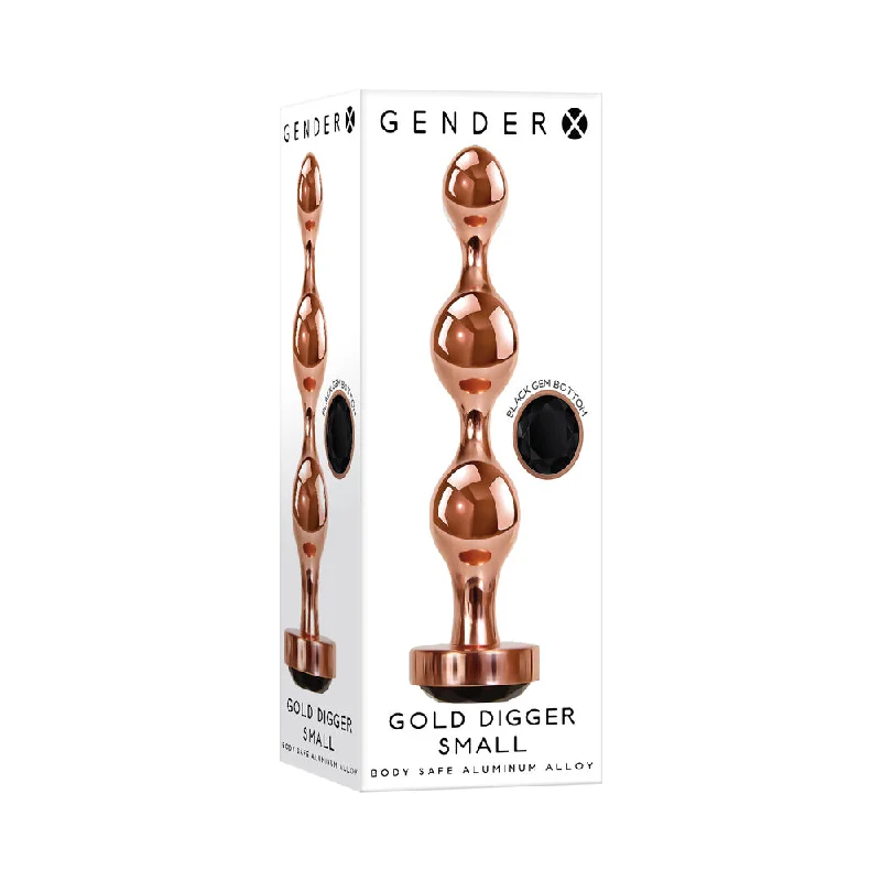 Gender X Gold Digger Small Plug Rose Gold/black