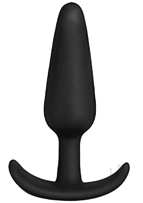 5-Inch Tapered Black Anal Plug - Explore Deeper Pleasures