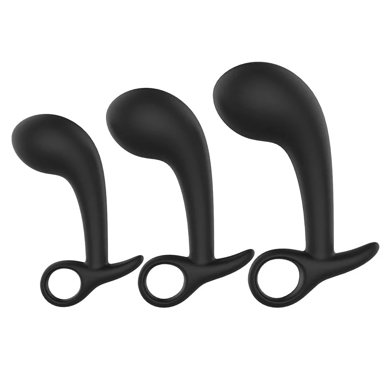 Bobo Butt Plug Anal Plug Set Prostate Stimulator Made of Liquid Silicone - Laphwing