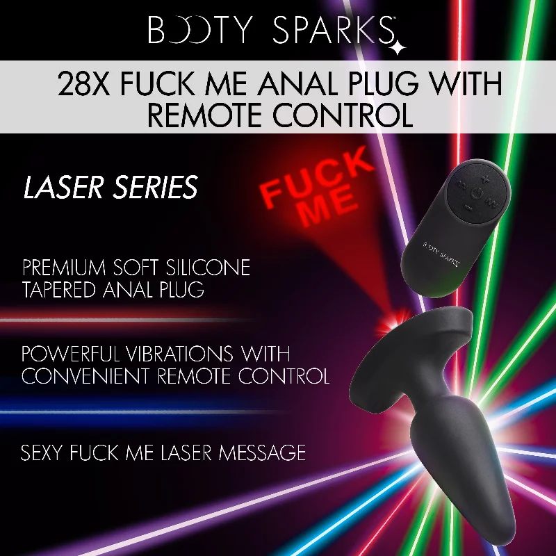 Laser Fuck Me Medium Anal Plug w- Remote Control