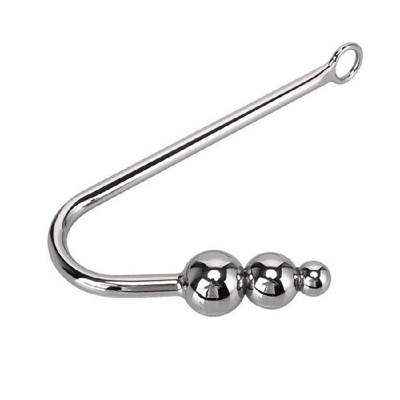 Metal Anal Hook with 3 Balls