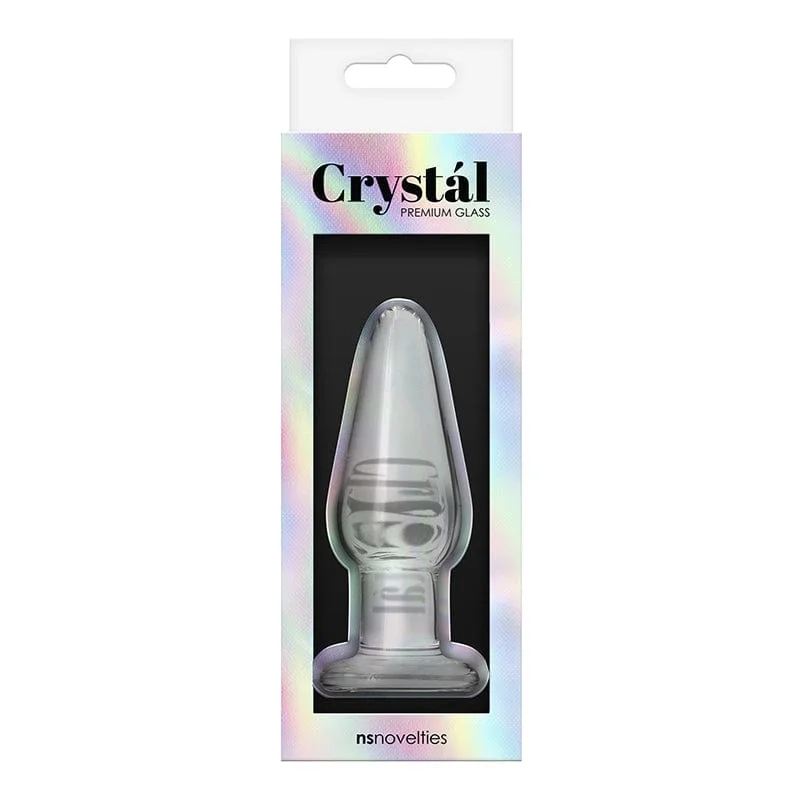 NS Novelties Crystal Medium Clear Tapered Plug