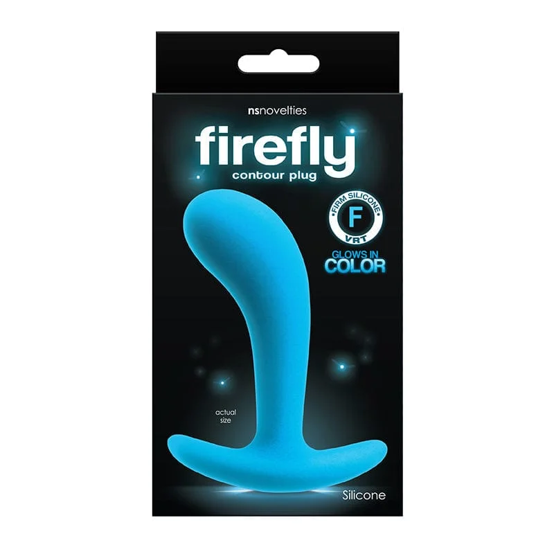 NS Novelties Firefly Contour Large Blue Plug