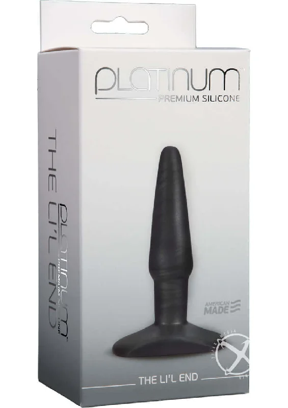 Platinum Lil End Charcoal Butt Plug for Beginners