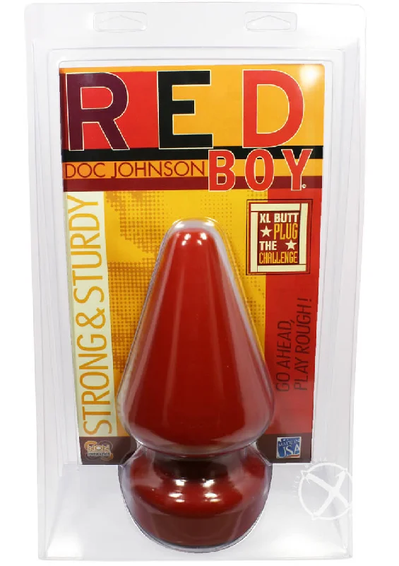 Red Boy Extra Large Butt Plug: Sturdy, Phthalate-Free Anal Toy for Experienced Users