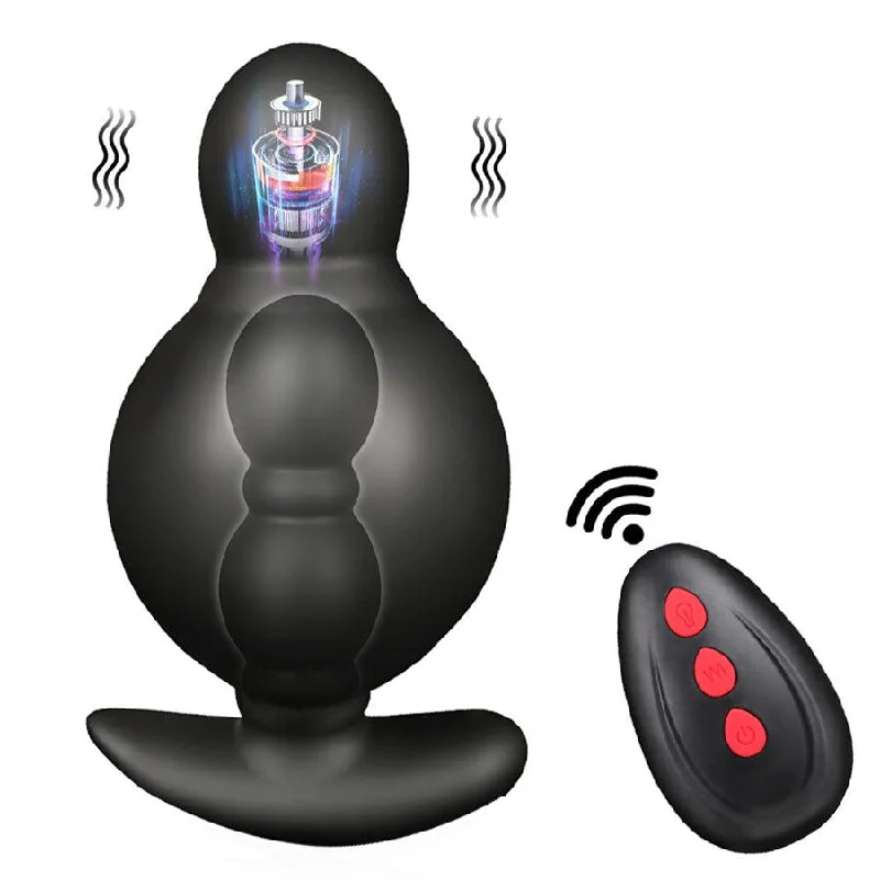 Remote Control Inflatable Butt Plug Vibrator