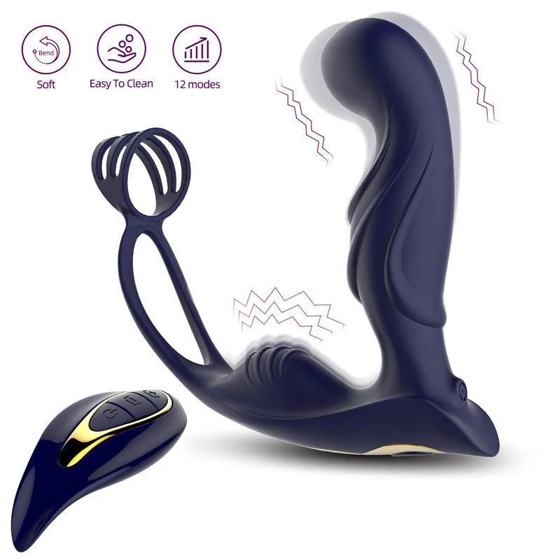 Remote Control Vibrating Prostate Massager