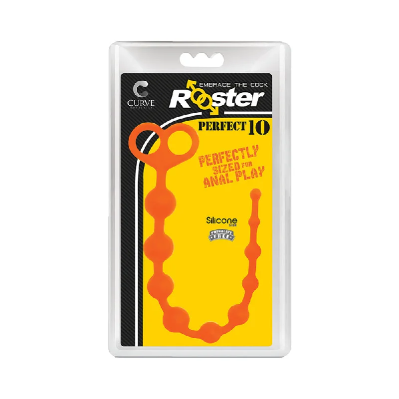 Rooster Perfect 10 Anal Plug Orange