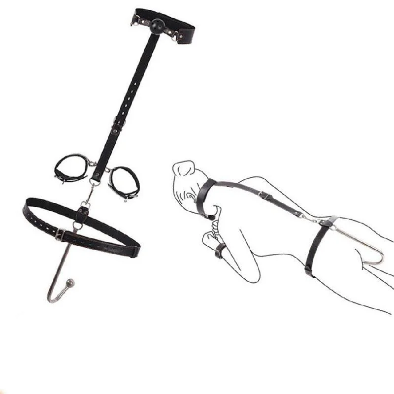 Sexual Punishment BDSM Bongage With Anal Hook