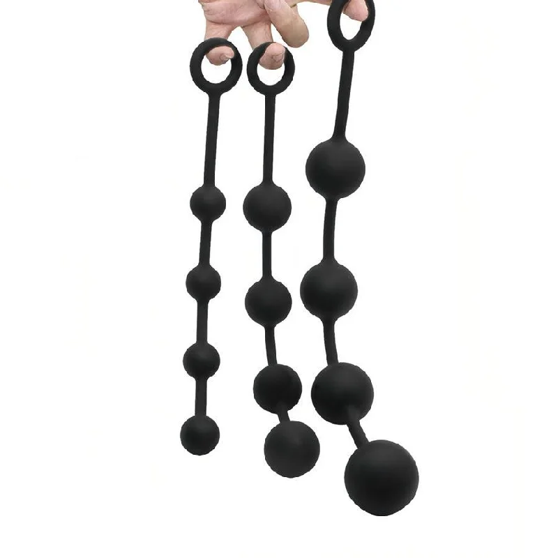 Silicone Long Anal Beads Sex Toy