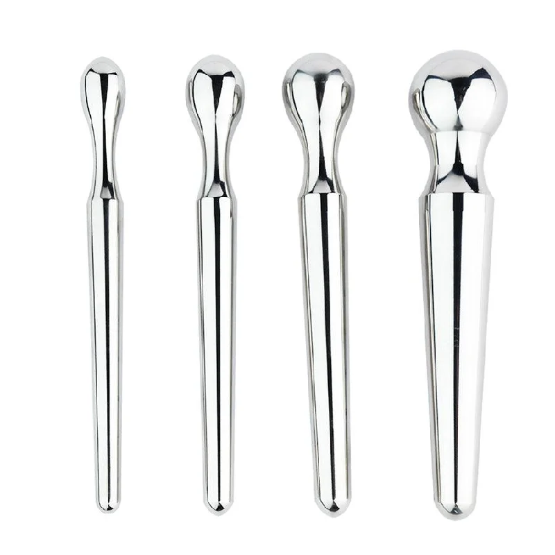 Stainless Steel Dual-Ended Sounding Rod Penis Plug