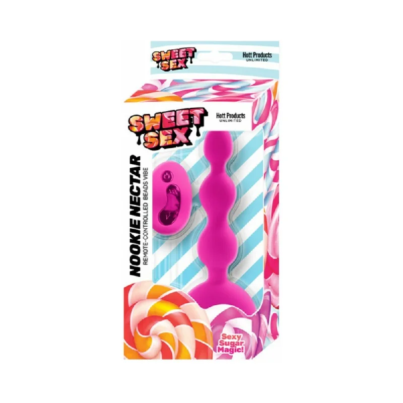 Sweet Sex Nookie Nectar Remote Beaded Vibe Magenta