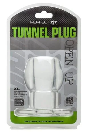 Perfect Fit Tunnel Plug XL Black - Innovative Butt Plug with a Twist