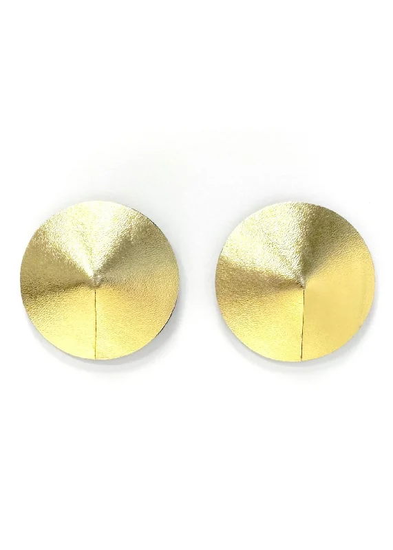 Leather Nipple Cover (Gold)